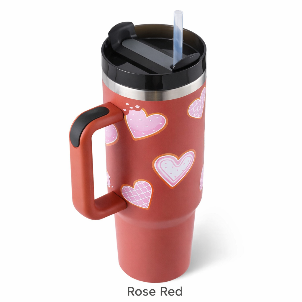 LoveSip Valentine Heart Tumbler