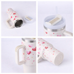LoveSip Valentine Heart Tumbler